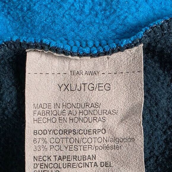 Under Armour Youth XL Hoodie Blue Camo Logo Pullover - Picture 5 of 6